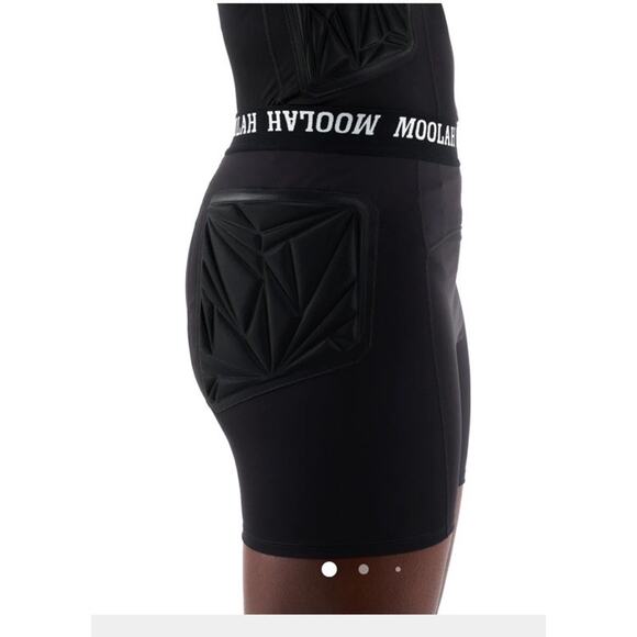 NWT Women's Moolah Kicks Compression Basketball Shorts Black Padded Size XXL $45 - Picture 1 of 7